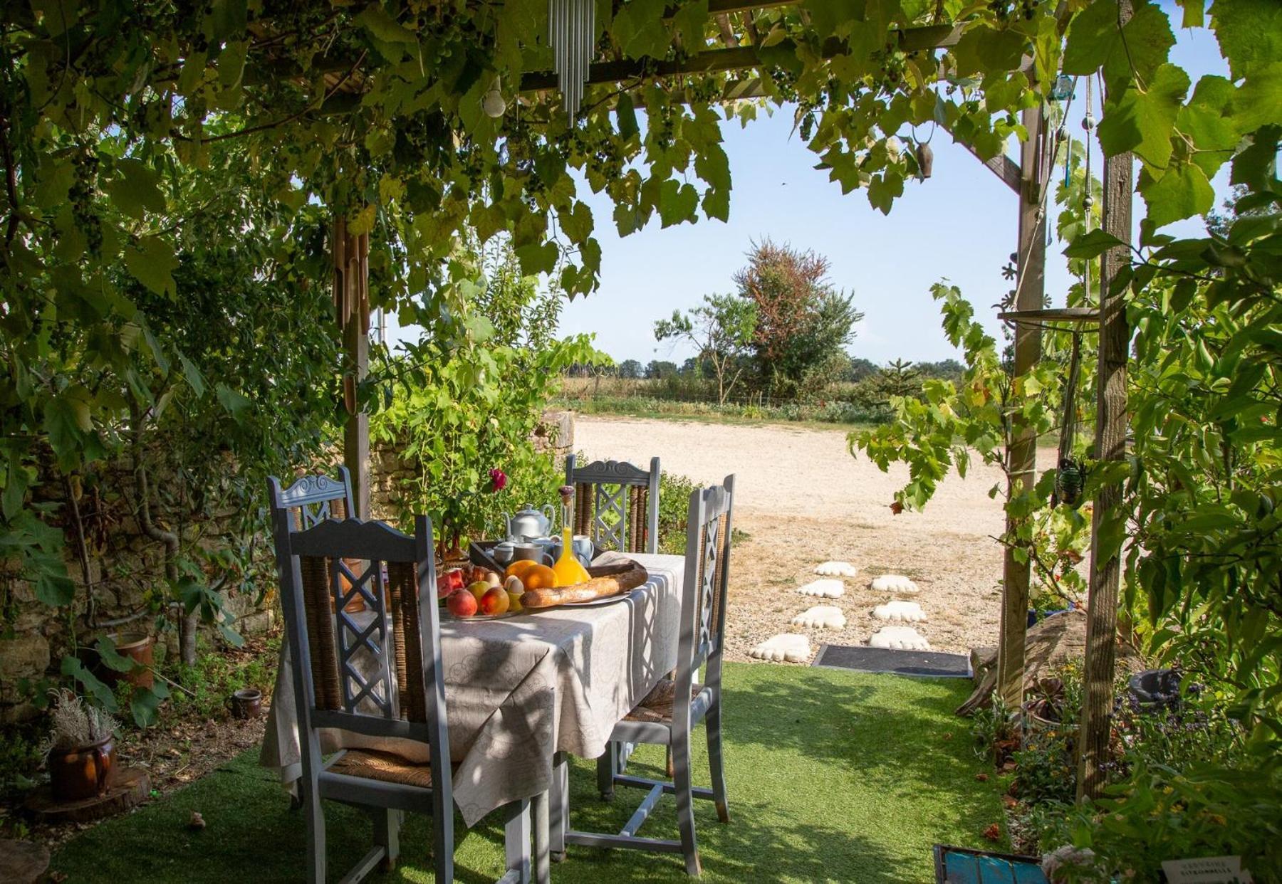 Chambre D'Hote Dans Un Havre De Paix A La Ferme Saint-Maurice-la-Clouere Exteriör bild